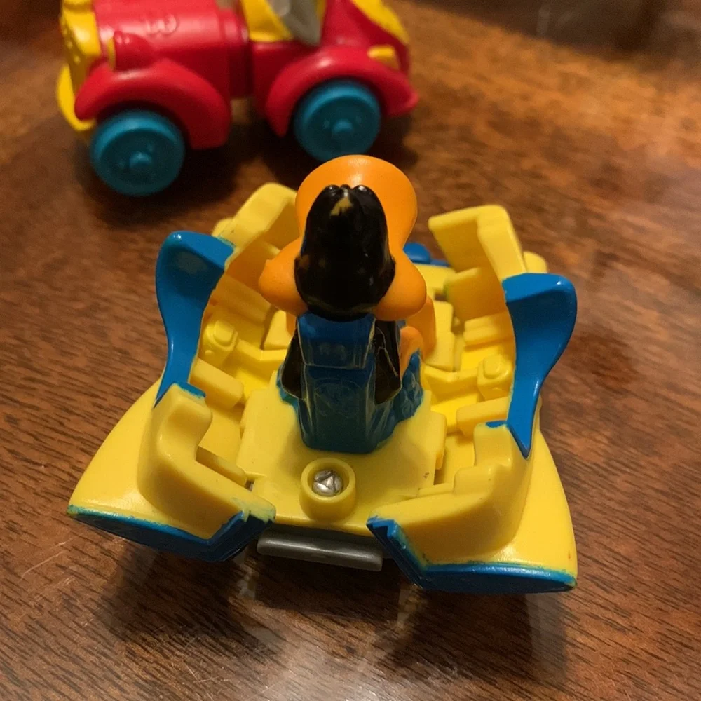 1992 Warner Bros Quack up Car Bugs Bunny Daffy vintage Toy Cars Looney Tunes WB